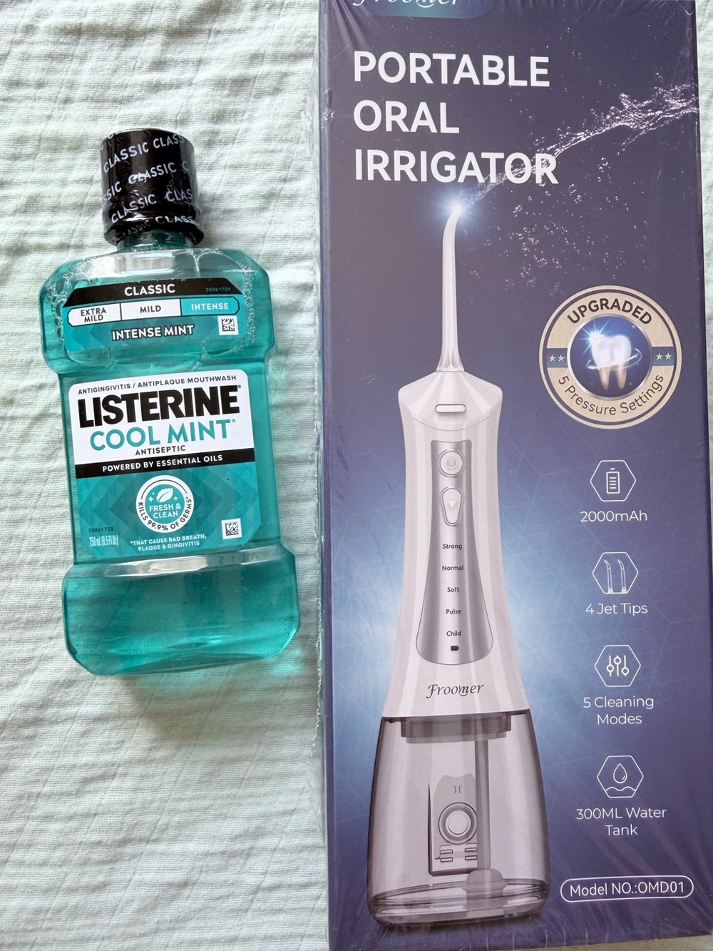 Women/Man Portable Water Oral Irrigator - White